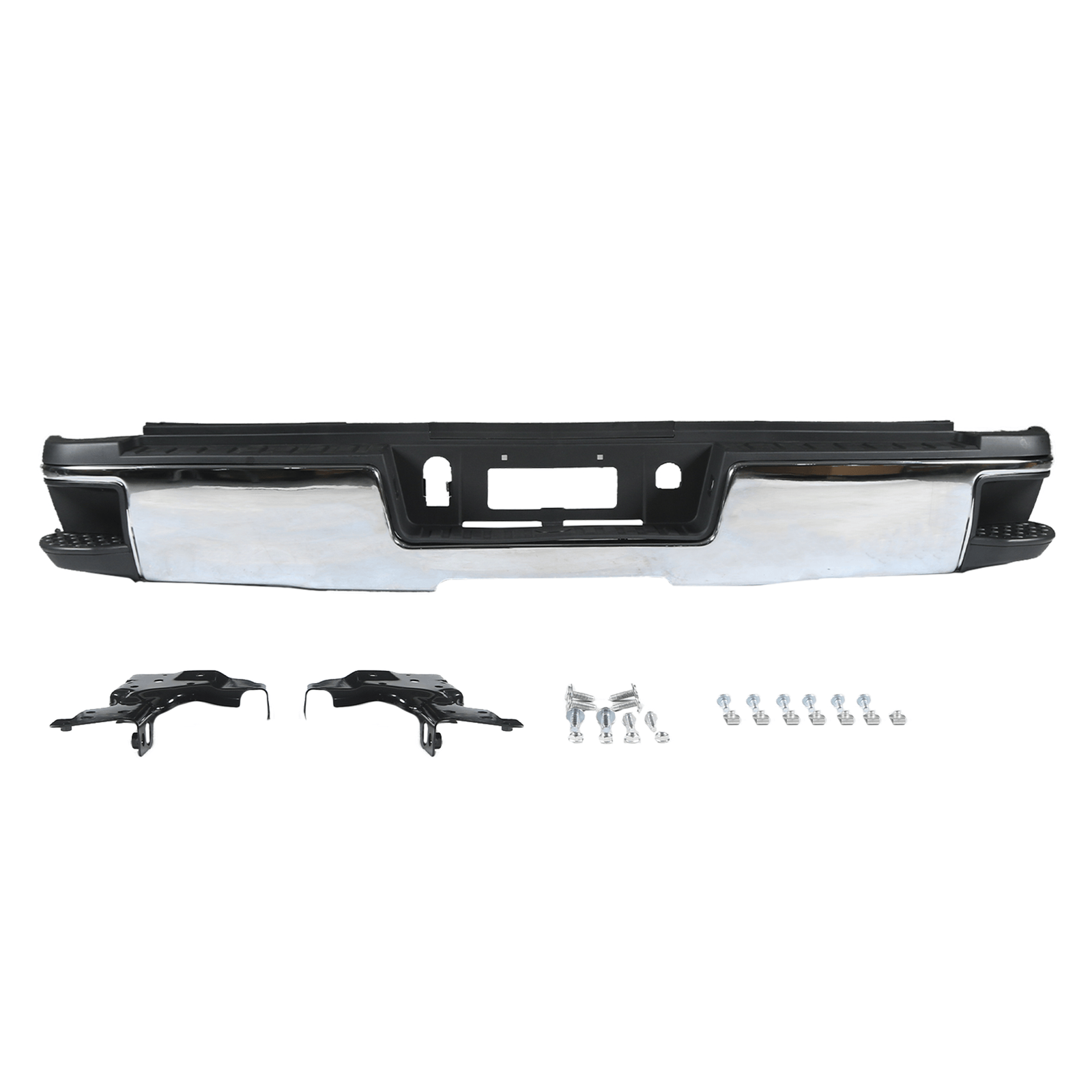 Complete Rear Bumper Assembly Fit For Chevy Silverado GMC Sierra 2500 3500 15-19