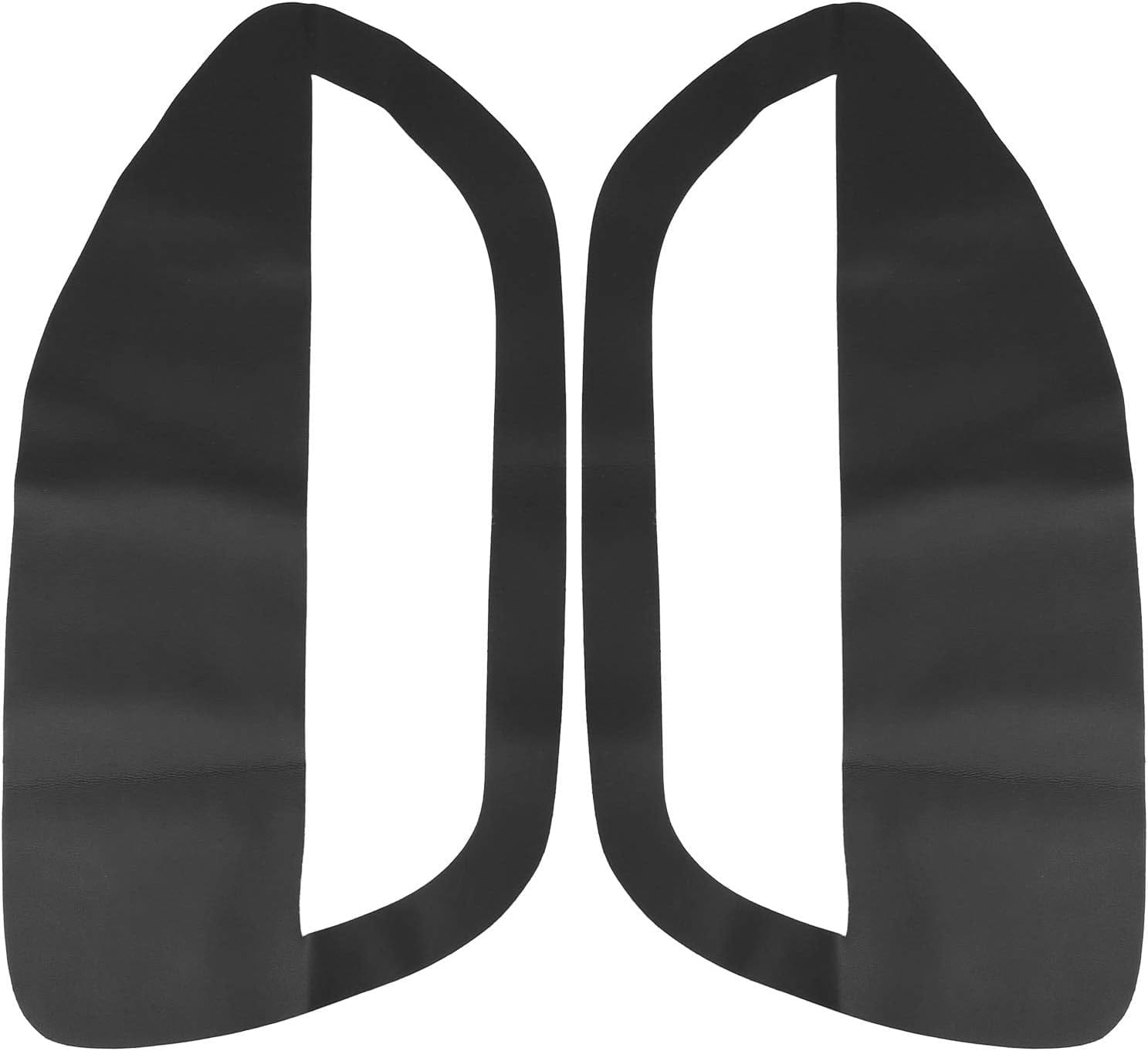 Door Panel Insert Hard Synthetic Leather Cover Fit For Ford Mustang 2005-09