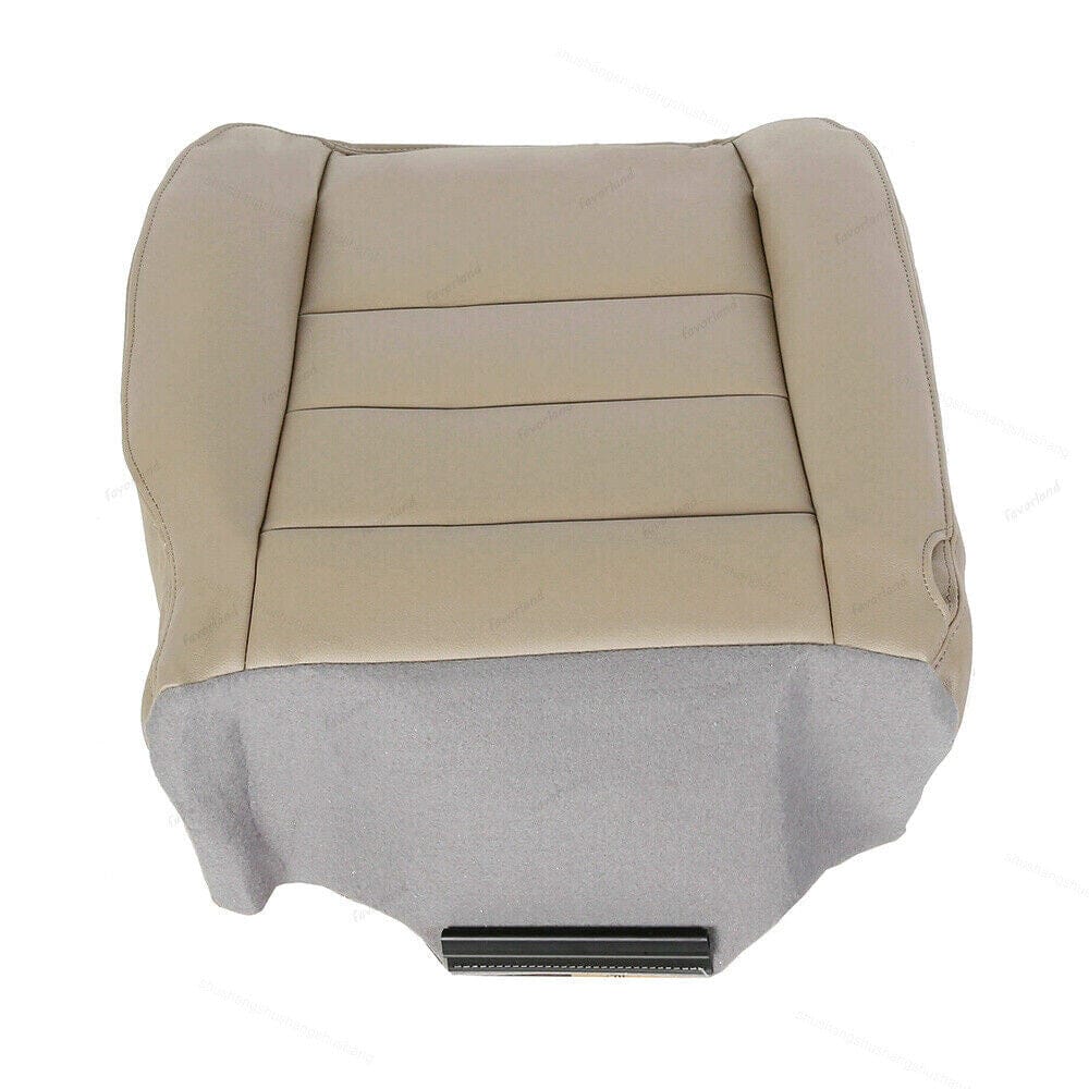 Driver Bottom Seat Cover Fit For Ford F250 F350 Super Duty Lariat 2002-2007 Tan