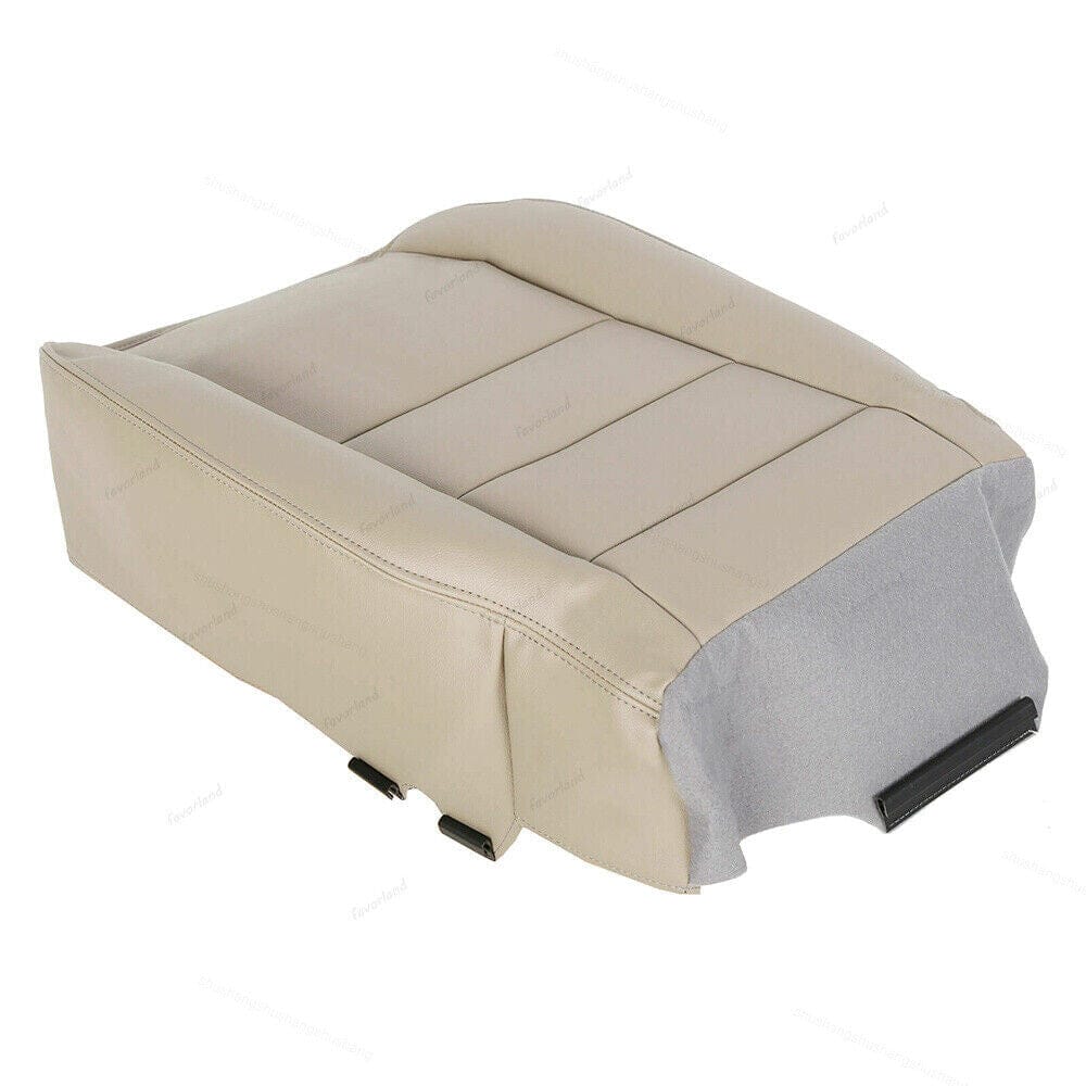 Driver Bottom Seat Cover Fit For Ford F250 F350 Super Duty Lariat 2002-2007 Tan