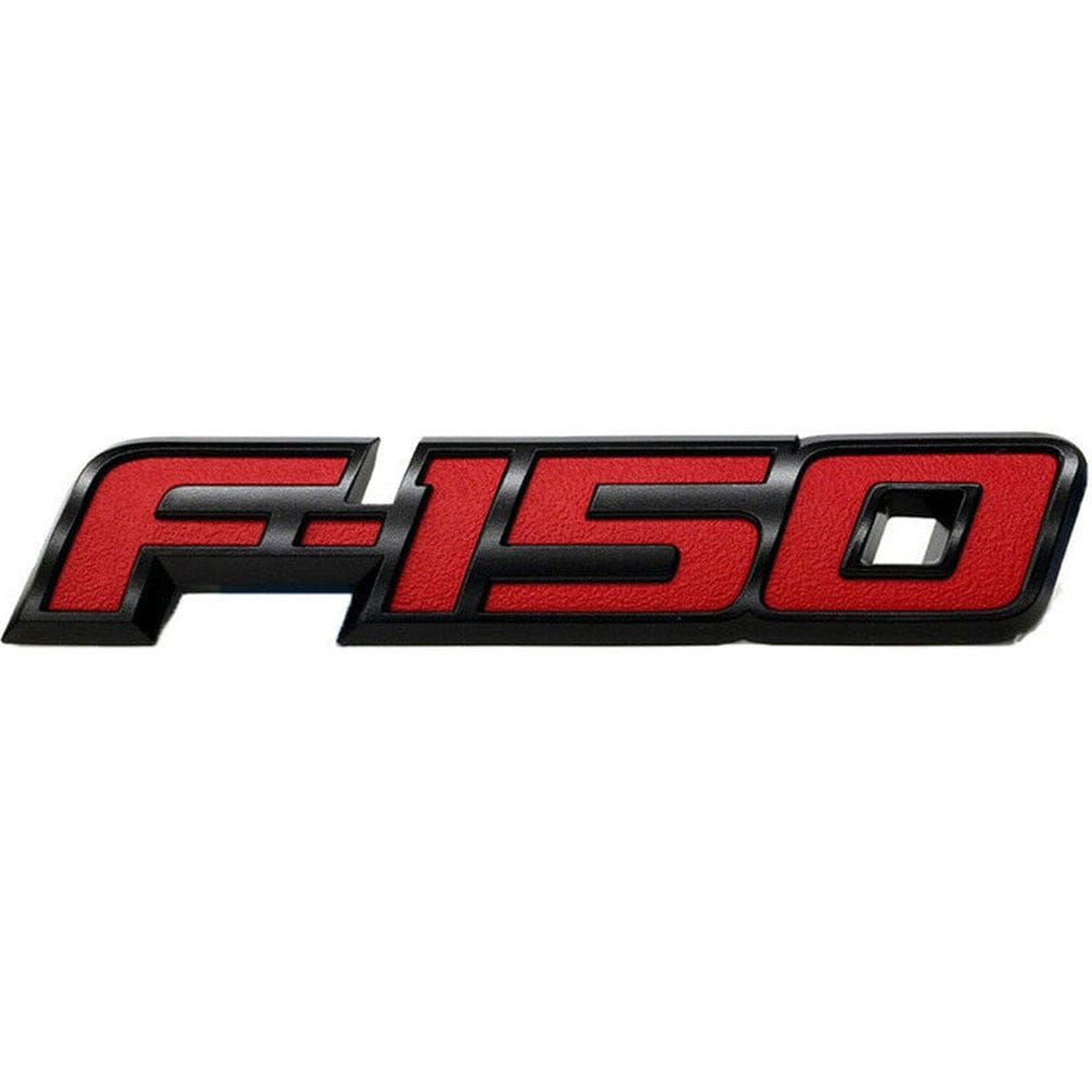 Ford F-150 Emblem Rear Tailgate Black Red CL3Z-9942528-A