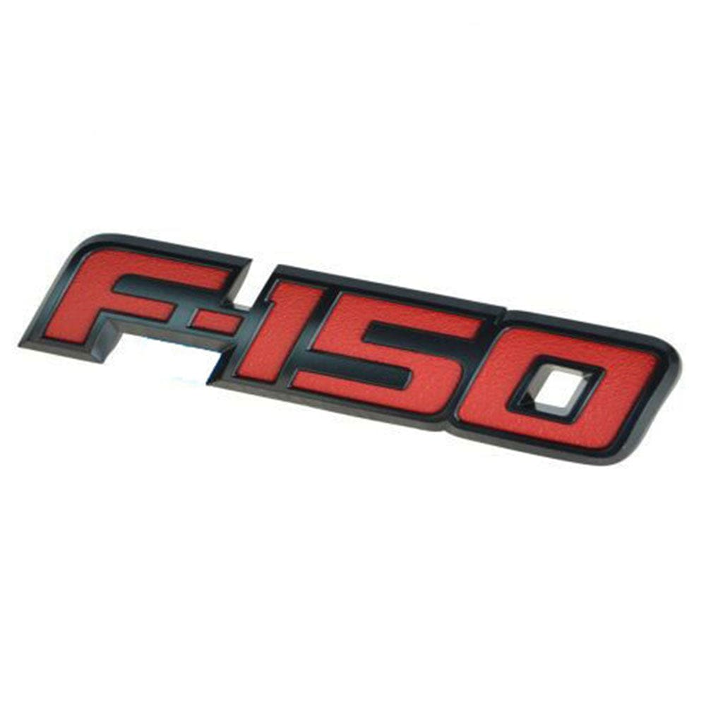 Ford F-150 Emblem Rear Tailgate Black Red CL3Z-9942528-A