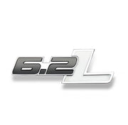 Ford F-150 Raptor 6.2L Rear Emblem - Black & White Badge Decal (2010-2014)