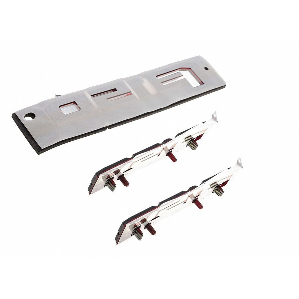 Ford F-150 XLT Emblem Kit - OEM Fender & Tailgate Badges (3 Piece, Red/Black)