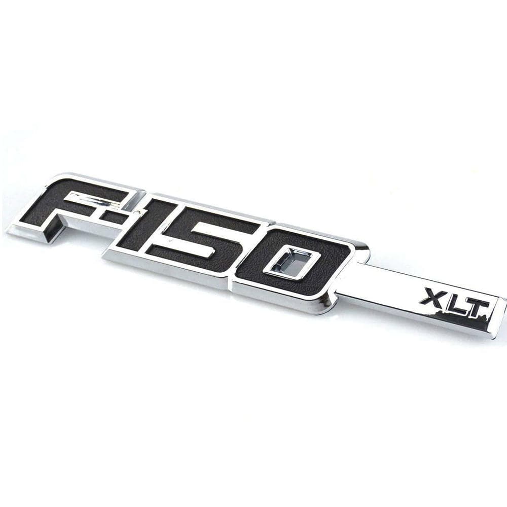 Ford F-150 XLT Fender Emblems Chrome 9L3Z-16720-CB, 9L3Z-16720-C