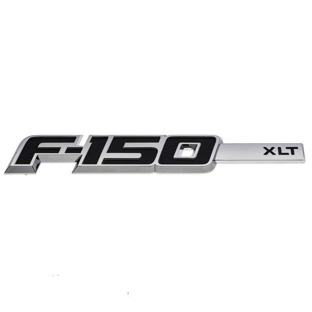 Ford F-150 XLT Fender Emblems Chrome 9L3Z-16720-CB, 9L3Z-16720-C
