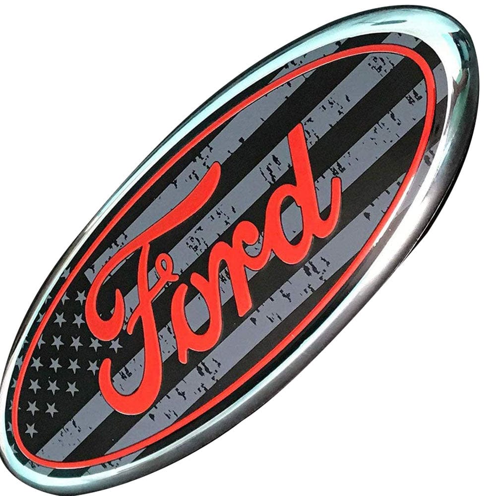 Ford F150 2004-2014 9" Front Grille Emblem Badge - American Flag