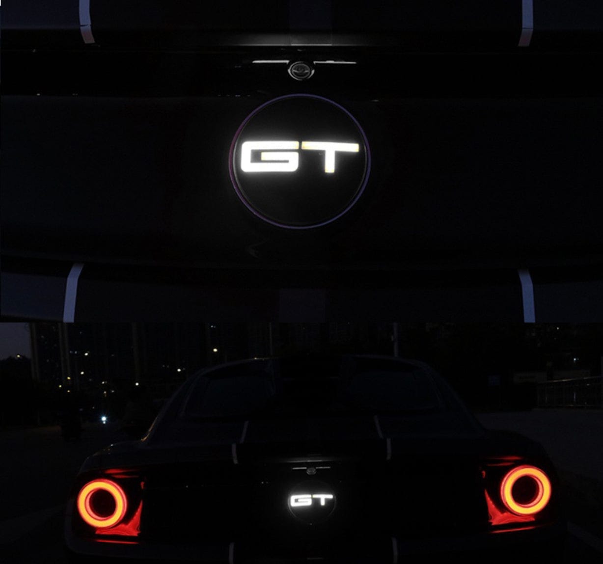 Ford Mustang GT LED Emblem Rear white light