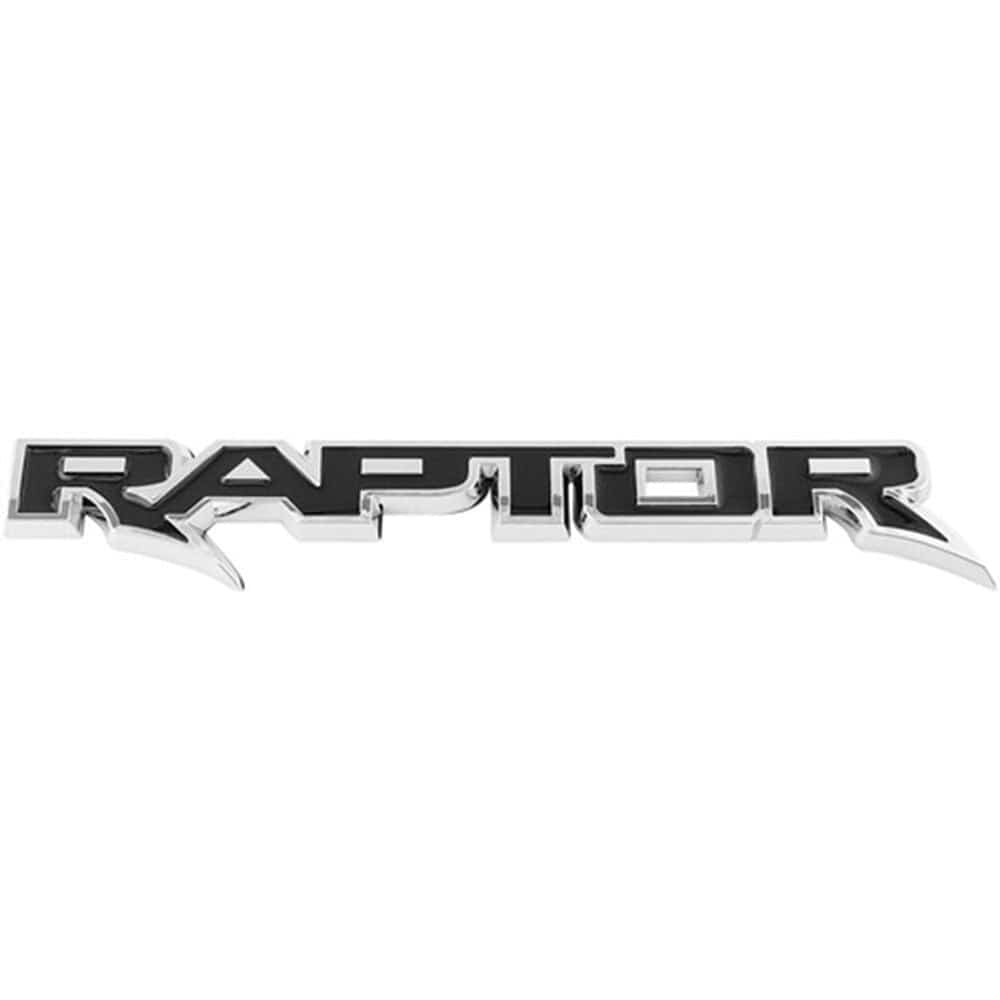 Ford Ranger Raptor Chrome Emblem OEM Tailgate Badge JB3Z9942528AA (2015-2020)