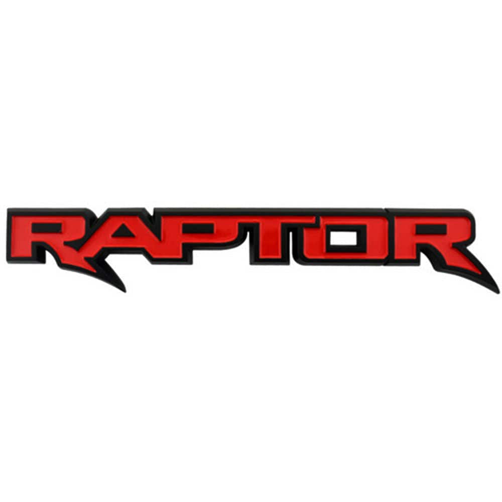 Ford Ranger Raptor Emblem Red BlackJB3Z9942528AA