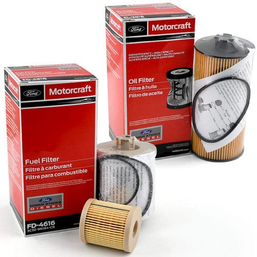 Motorcraft - Ford Oil Fuel Filter Kit FD4616 FL2016 6.0L Diesel