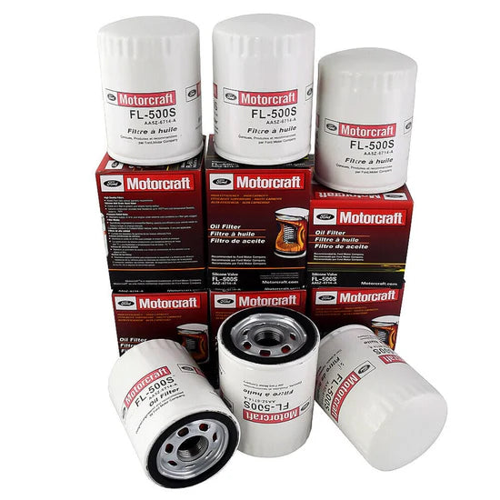 FL500S Motorcraft AAZ-6714-A Ford Oil Filter - 6pcs