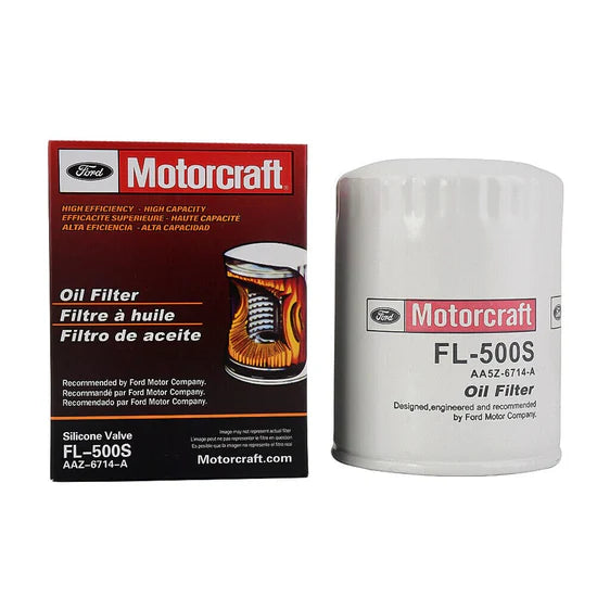 FL500S Motorcraft AAZ-6714-A Ford Oil Filter - 6pcs