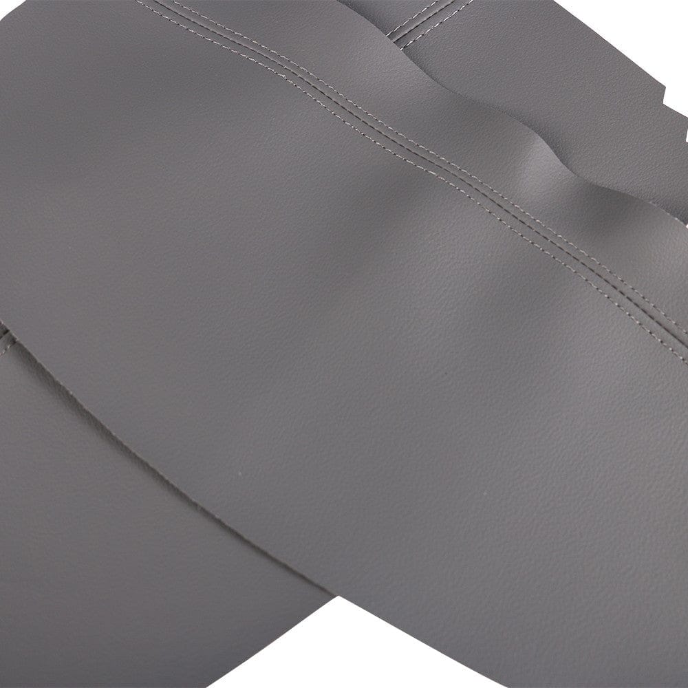 Fit For Acura RL 2005-10 Synthetic Leather Console Lid Armrest Cover Taupe Gray