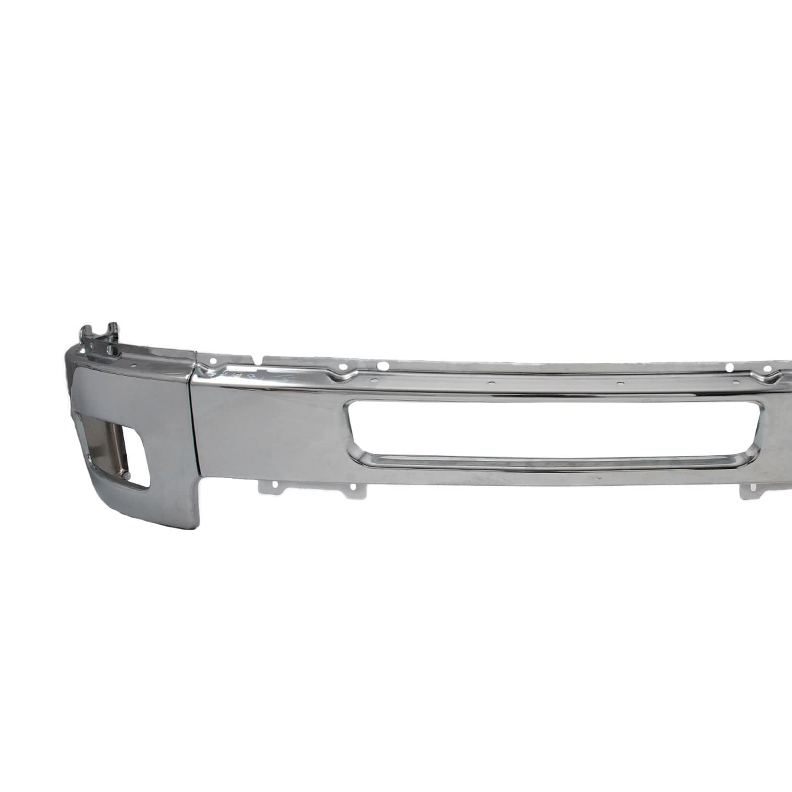 Fit For Chevy Silverado 2500 3500 11-14 Chrome Split Front Bumper Face Bar