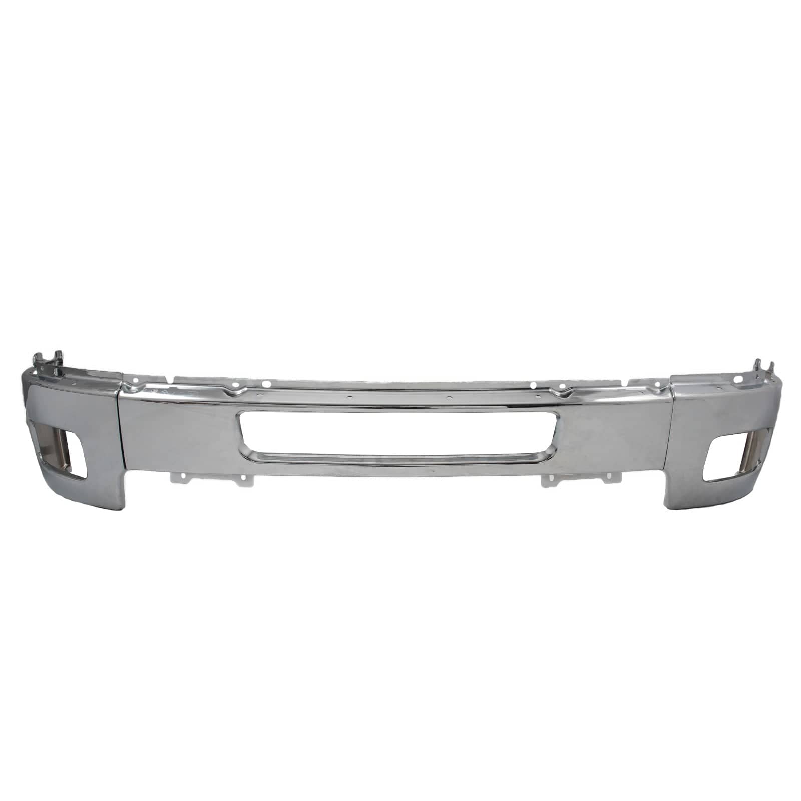 Fit For Chevy Silverado 2500 3500 11-14 Chrome Split Front Bumper Face Bar