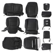 Fit For Chevy Silverado Crew Cab LT WT 2019-21 Vinyl Full Set Seat Covers