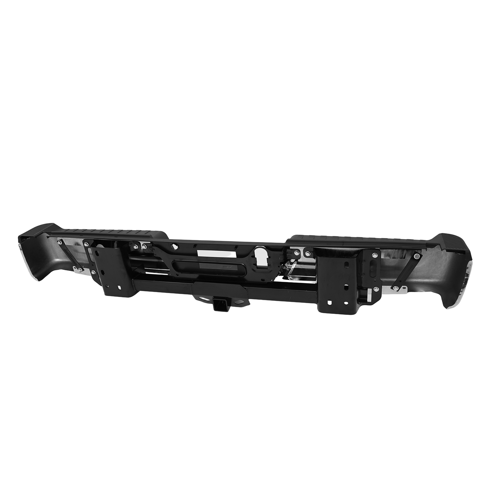 Fit For Ford F-150 21-23 Chrome Rear Bumper Assembly W/Max Tow W/O Sensor Holes