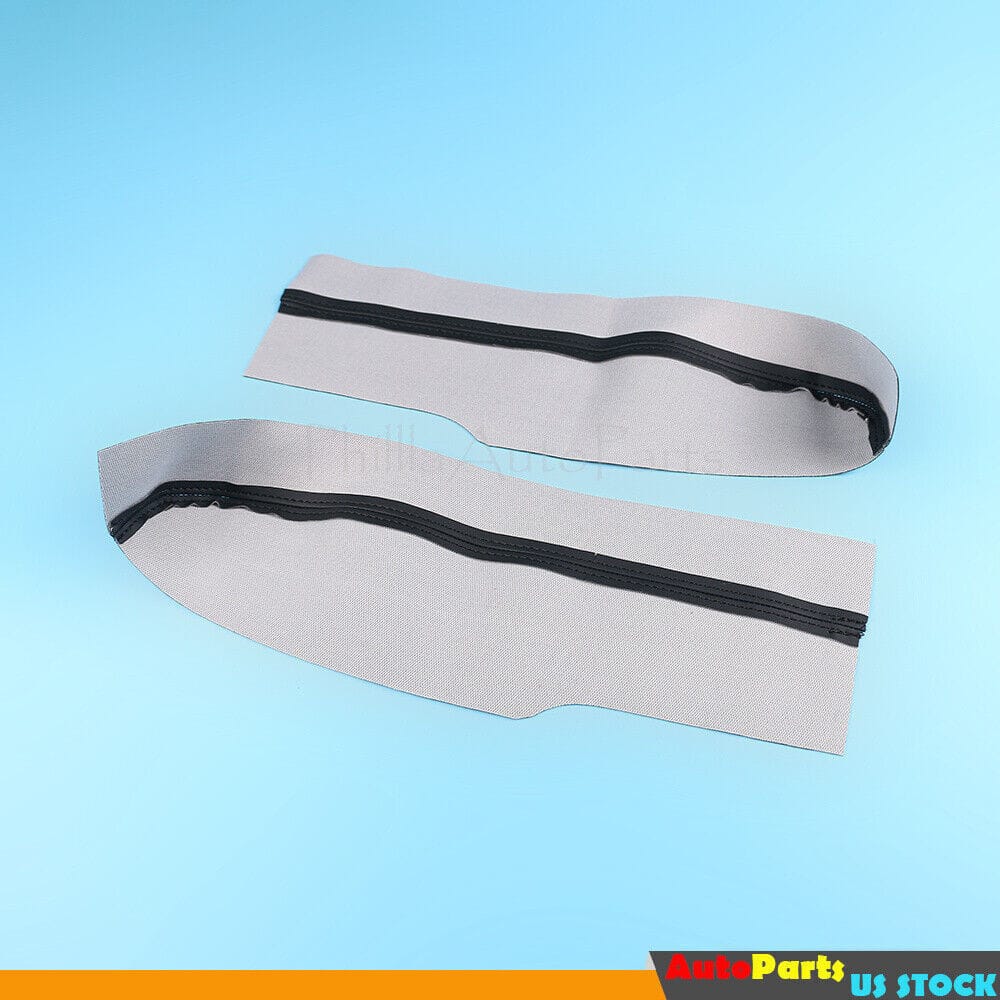 Fit For Honda Civic 06-11 Replacement Vinyl Door Panels Armrest Cover Black 2Pcs