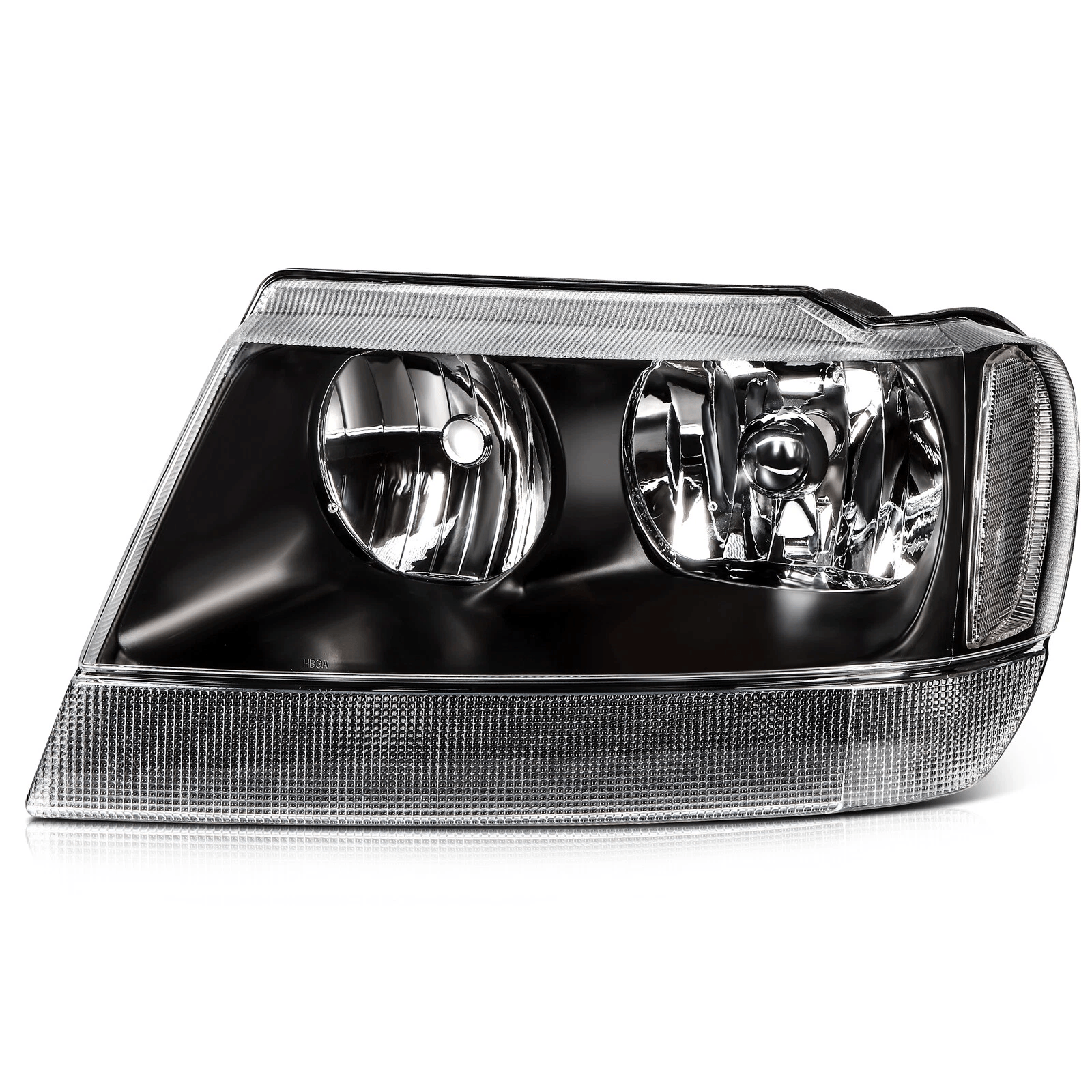 Fit For Jeep Grand Cherokee 99-04 Black Housing Headlights Assembly Left Right