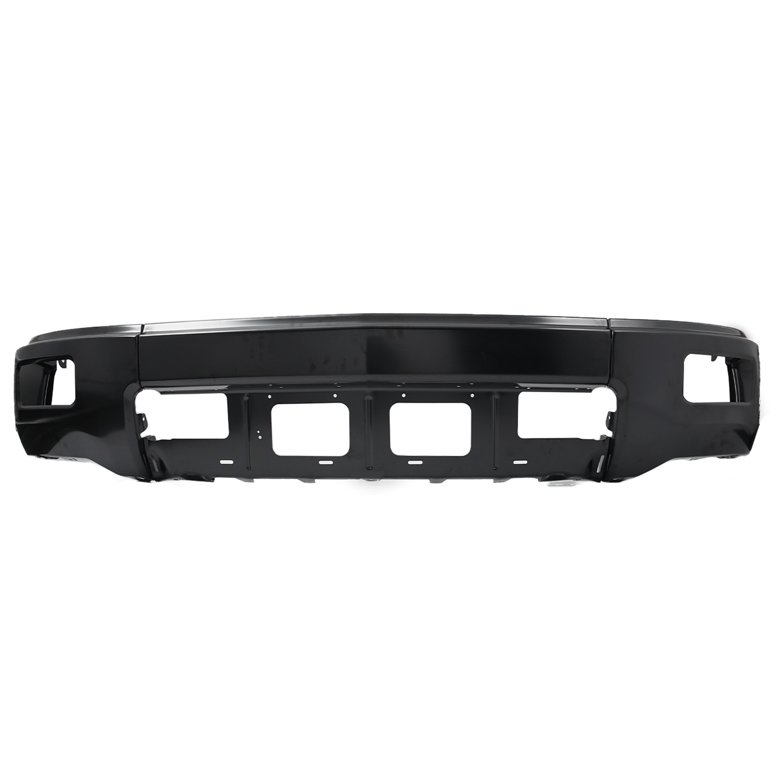 Front Bumper Cover Face Bar Steel W/ Fog Hole Fit For Chevy Silverado 1500 14-15