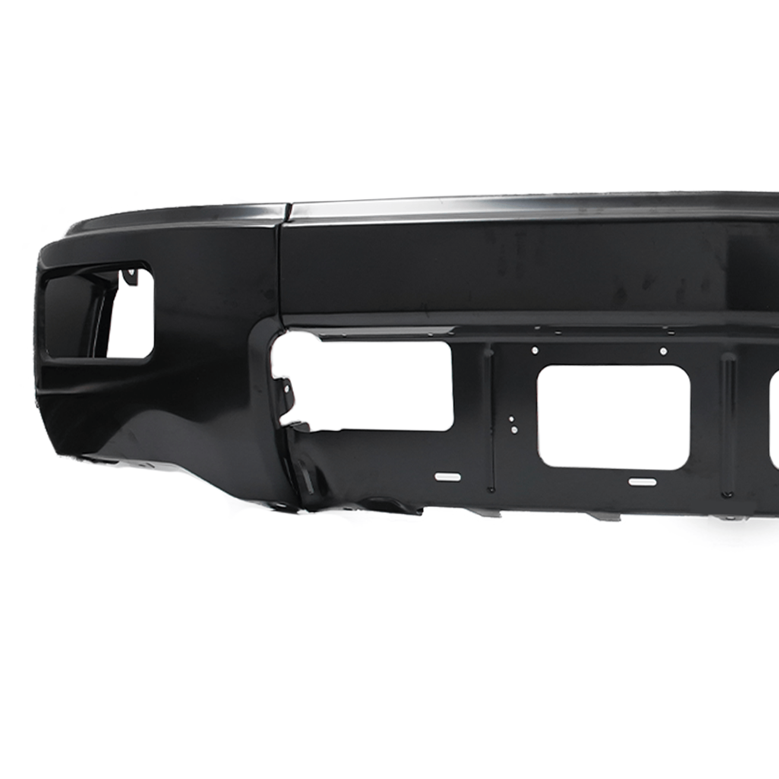 Front Bumper Cover Face Bar Steel W/ Fog Hole Fit For Chevy Silverado 1500 14-15