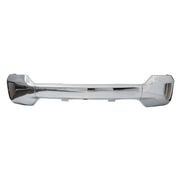 Front Bumper Face Bar w/Fog Light Hole Chrome Fit For Chevy Silverado 1500 16-19