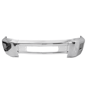 Front Bumper Fit For Chevy Silverado 2500 2015-2019 Chrome With Fog Light Holes
