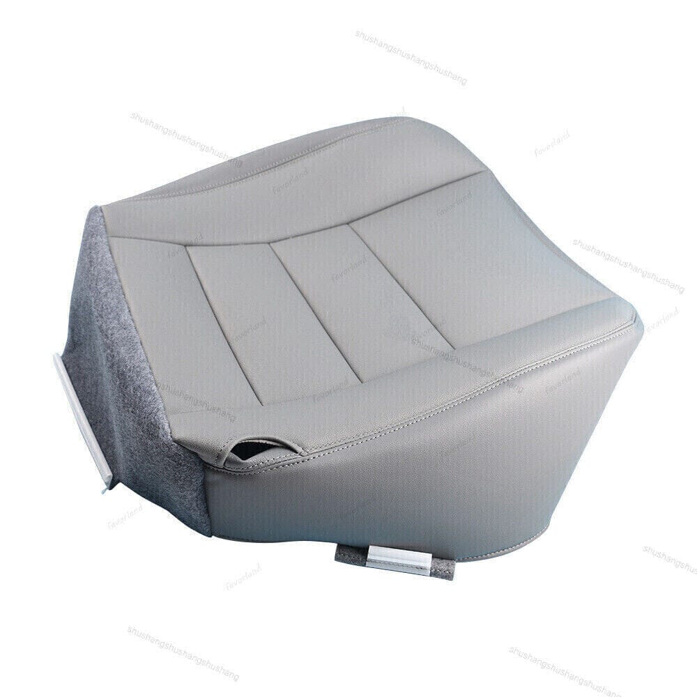 Gray Replacement Vinyl Driver Bottom Seat Cover Fit For Ford F250 F350 2002-2007
