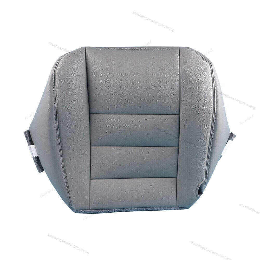 Gray Replacement Vinyl Driver Bottom Seat Cover Fit For Ford F250 F350 2002-2007