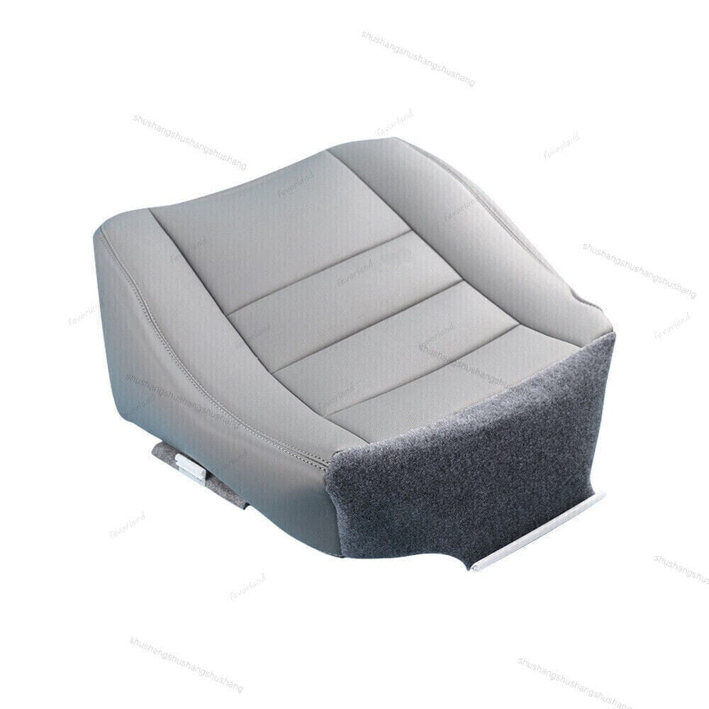 Gray Replacement Vinyl Driver Bottom Seat Cover Fit For Ford F250 F350 2002-2007