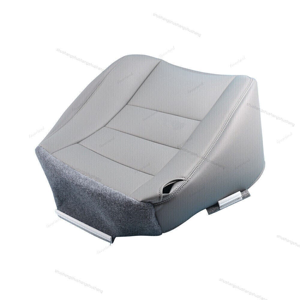 Gray Replacement Vinyl Driver Bottom Seat Cover Fit For Ford F250 F350 2002-2007