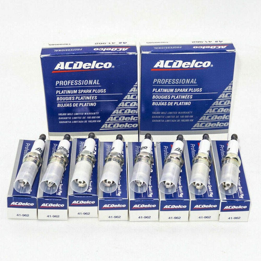 ACDELCO 41-962 PLATINUM SPARK PLUGS 41962 19299585 For Chevrolet Buick 8pcs