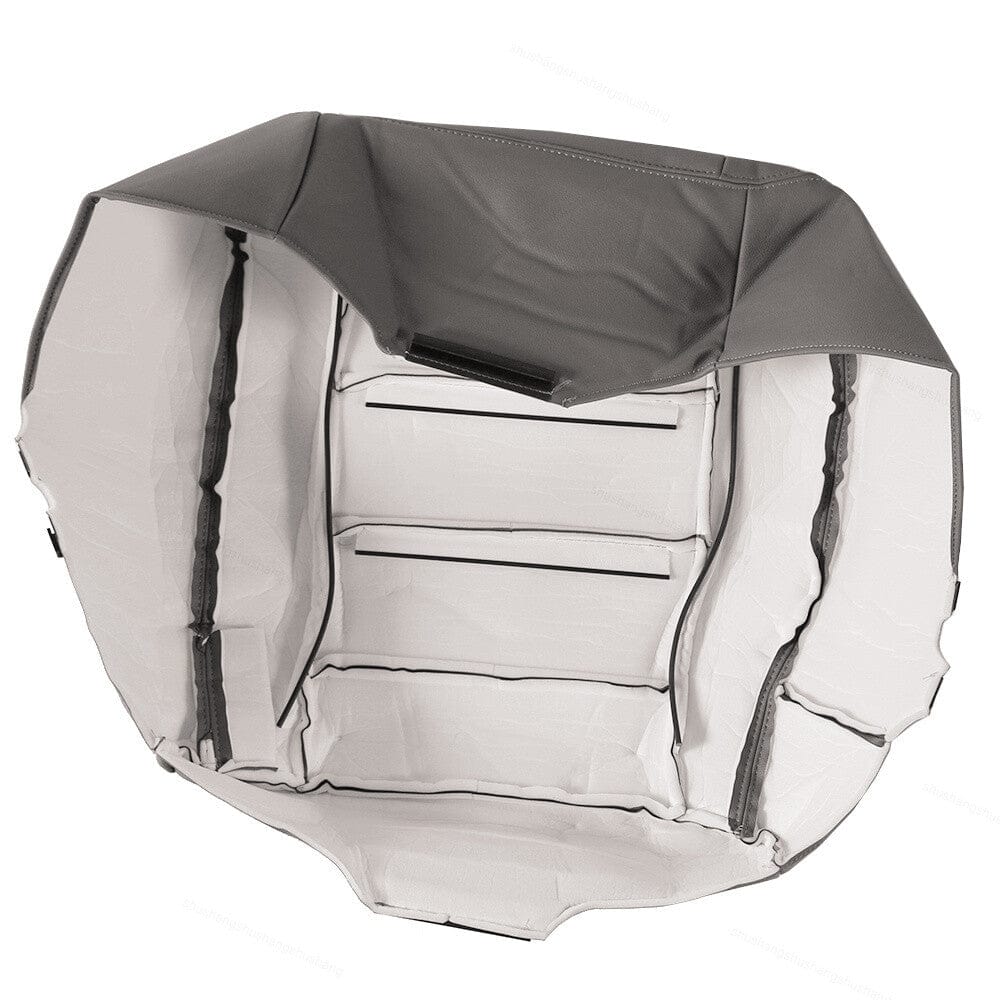 Leather Driver Bottom Seat Cover Gray Fit For Ford F350 XL 03-2007