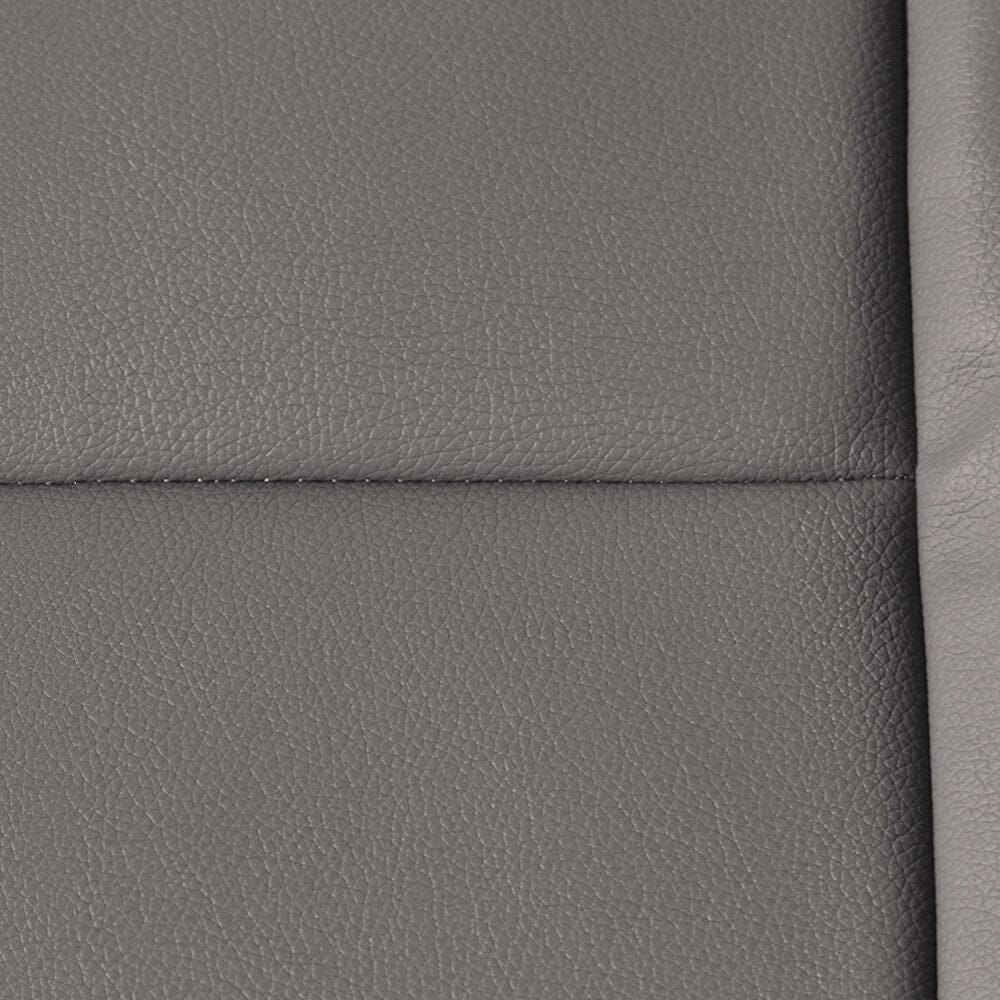 Leather Driver Bottom Seat Cover Gray Fit For Ford F350 XL 03-2007