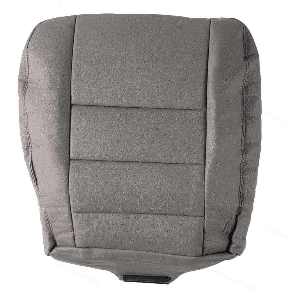 Leather Driver Bottom Seat Cover Gray Fit For Ford F350 XL 03-2007
