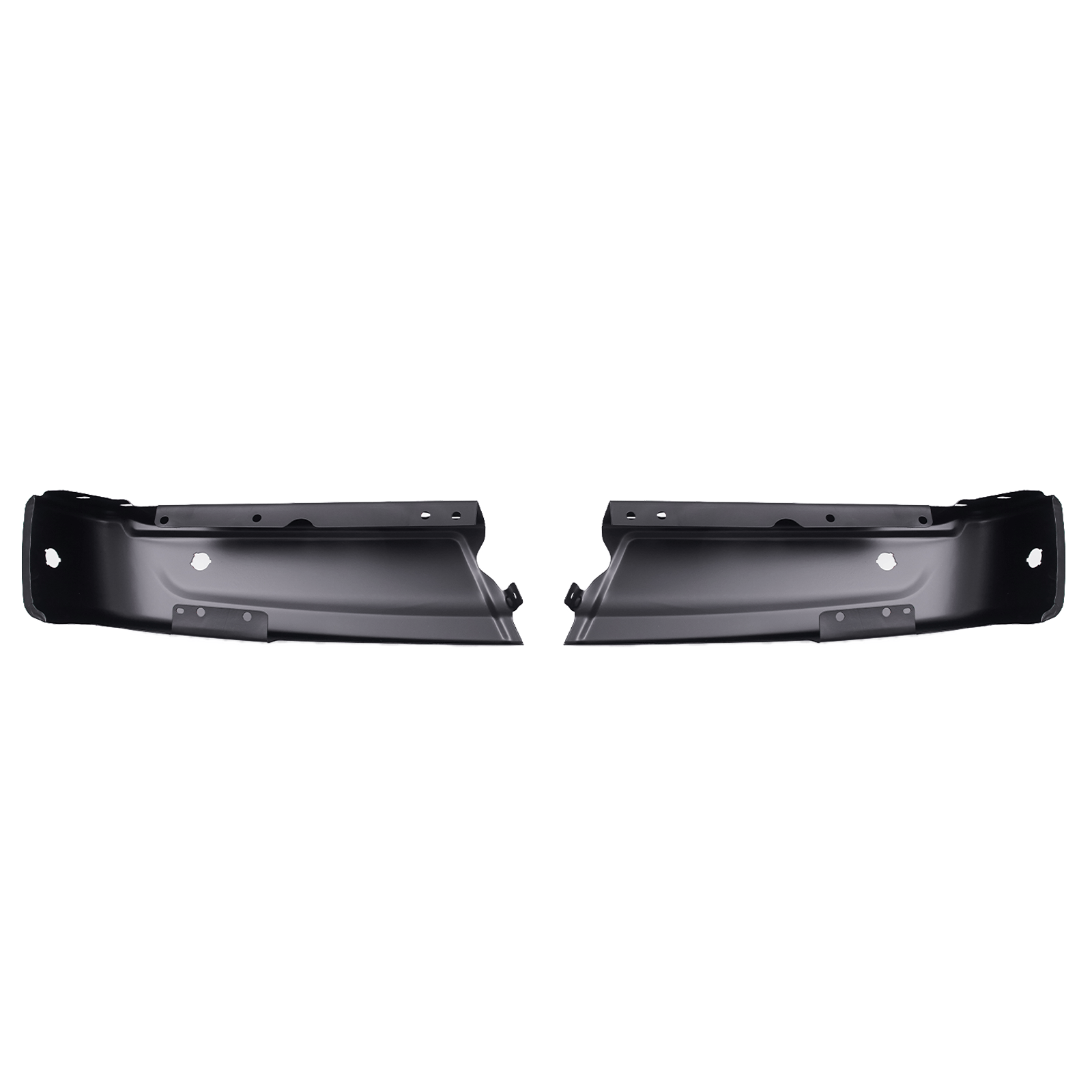 Left and Right Paintable Rear Bumper End Set Fit For Ford F-150 2021 2022 2023