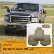 Left Driver Top Seat Cover Synthetic Leather Fit For Ford F250 F350 2003-2007