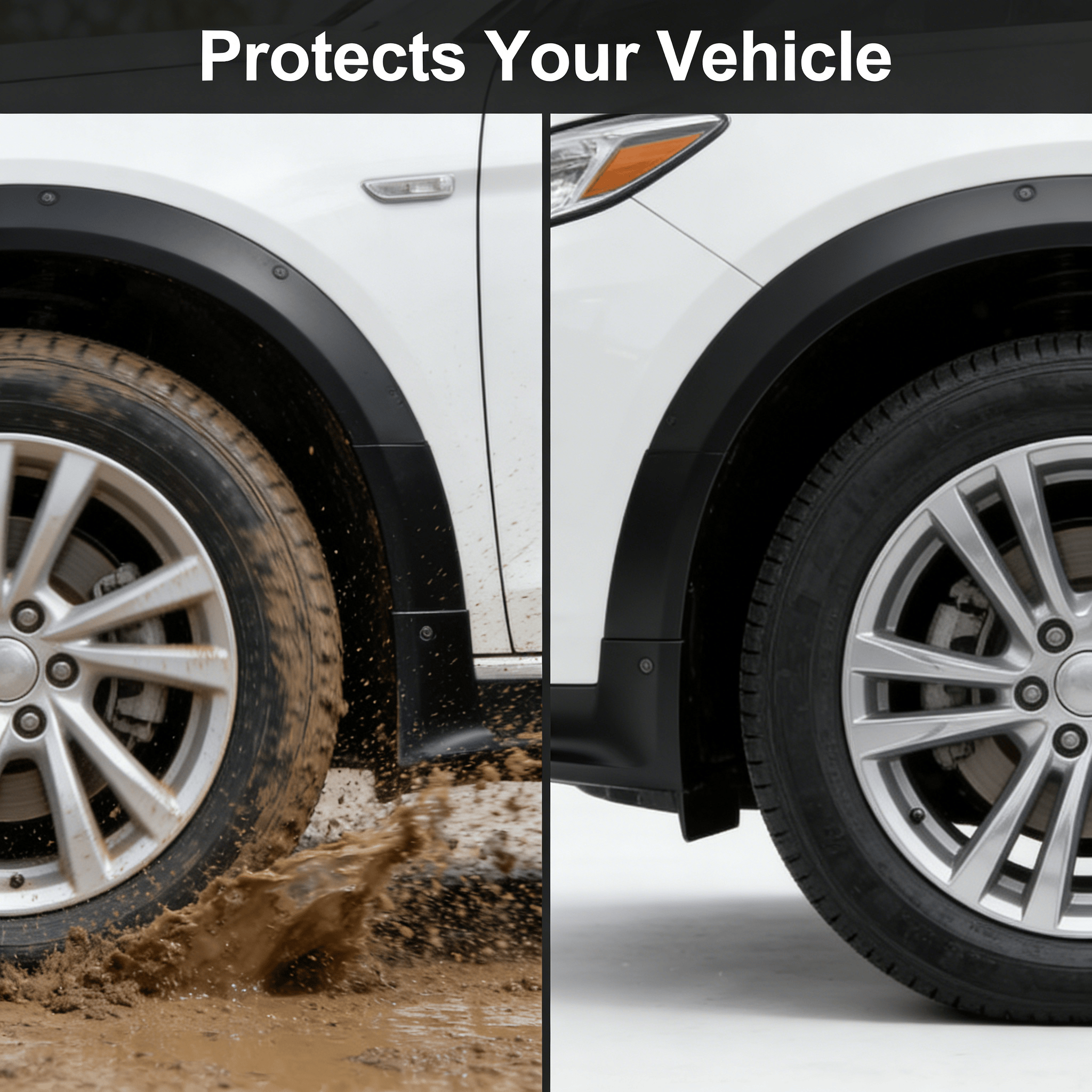 Molded Mud Flaps | 2019–2025 Toyota RAV4 Front Rear Splash Guards