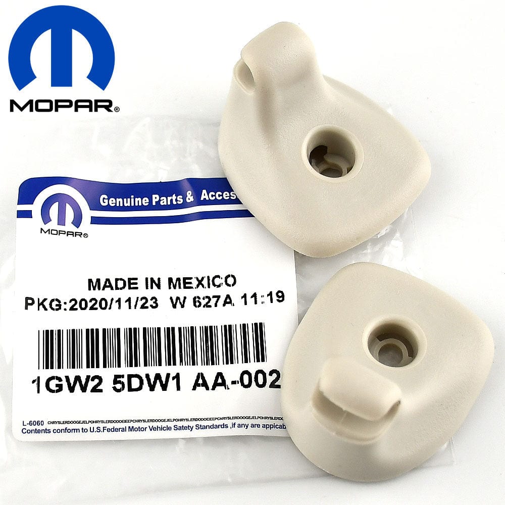 Mopar Sun Visor Clip Pair for 2008-10 Dodge Avenger Chrysler Sebring 1GW25DW1AA