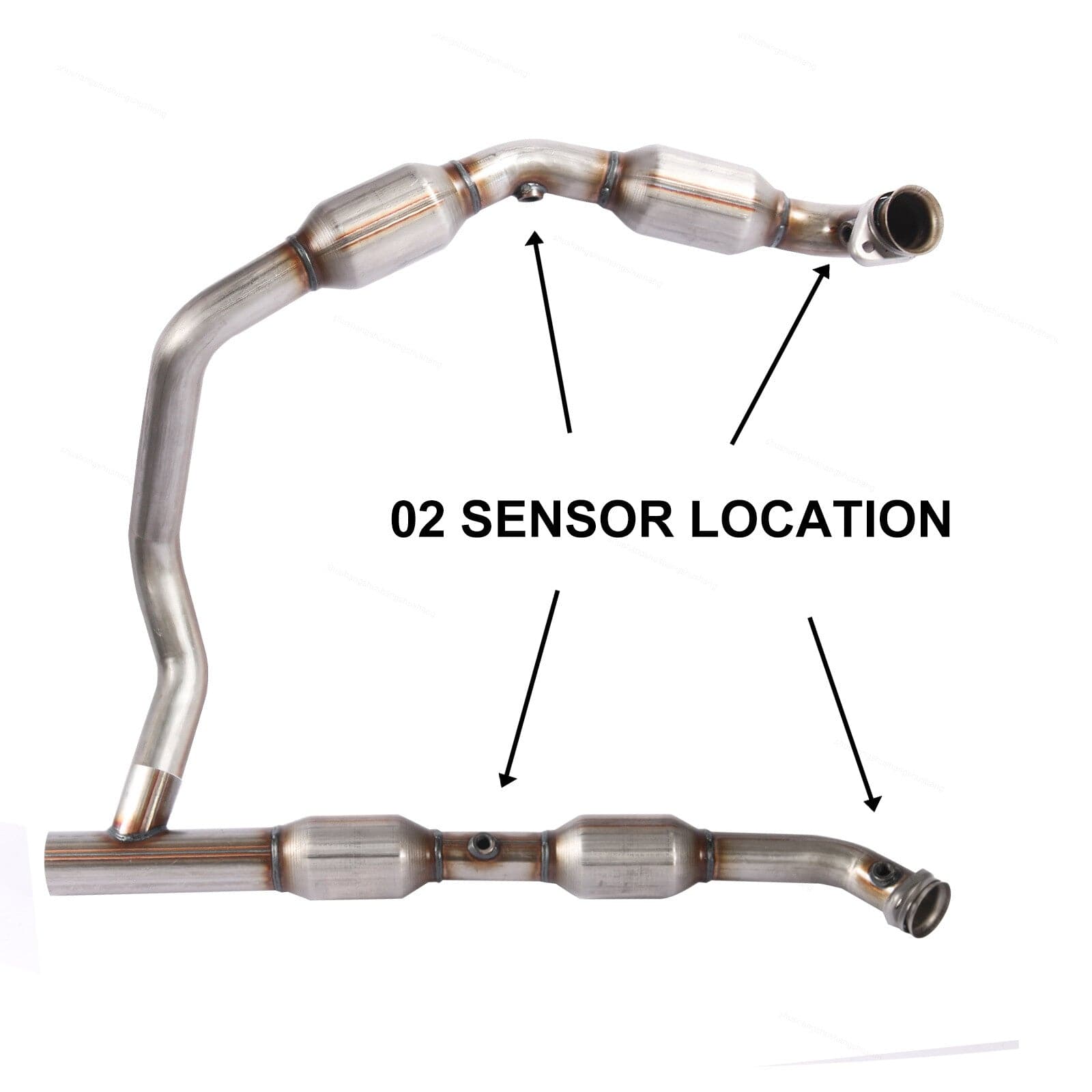Ford E-150 E-250 E-350 5.4L Y Pipe Catalytic Converter 2005-2008