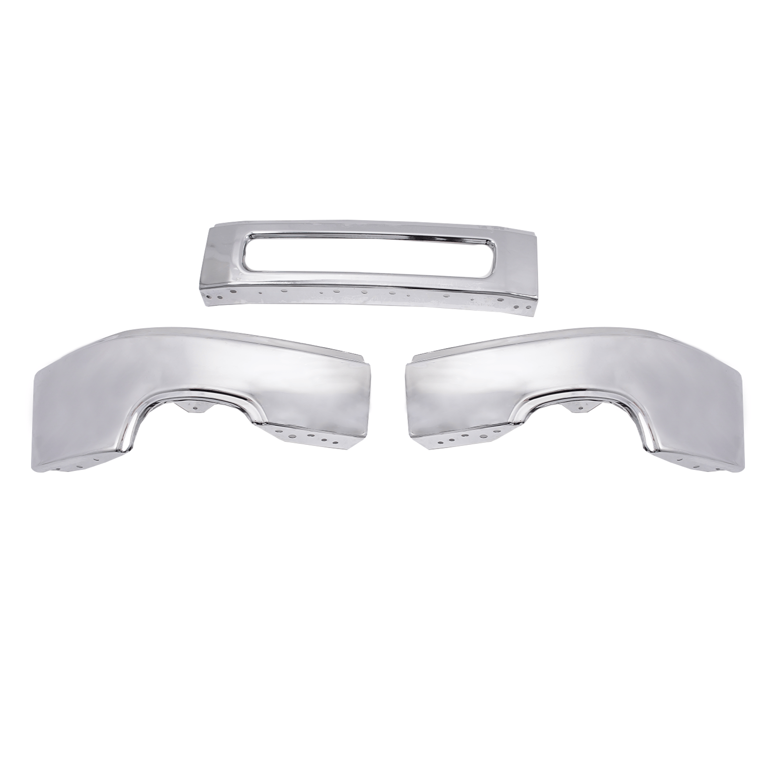 GMC Sierra 2500HD Chrome Steel Front Bumper 2011-2014