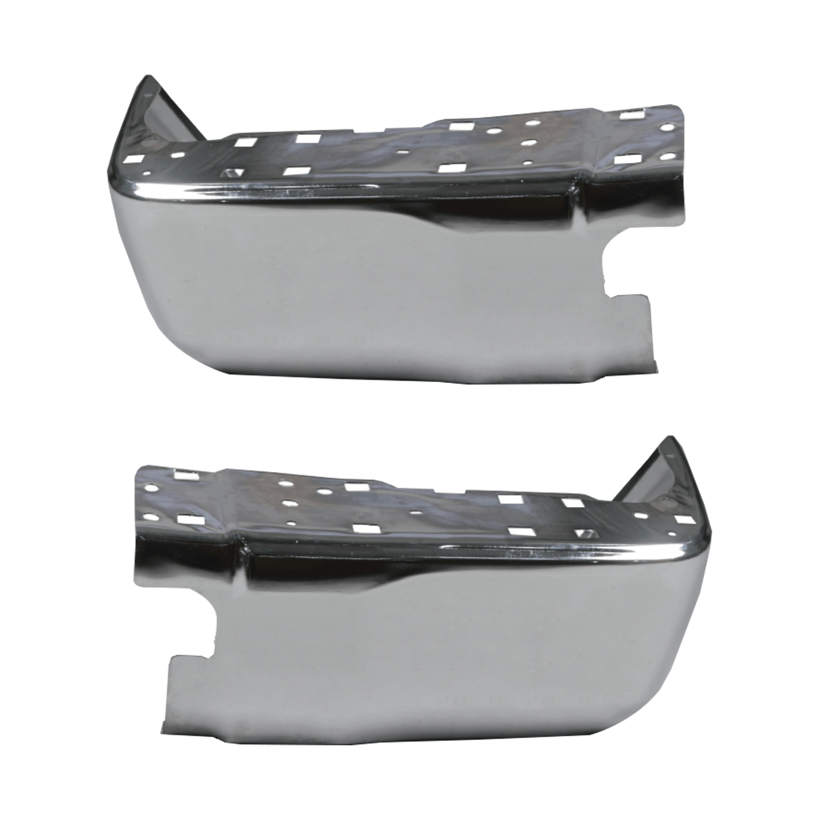 Rear Bumper End Caps Set Fit For Toyota Tundra 2014-2021 Left Right Chrome
