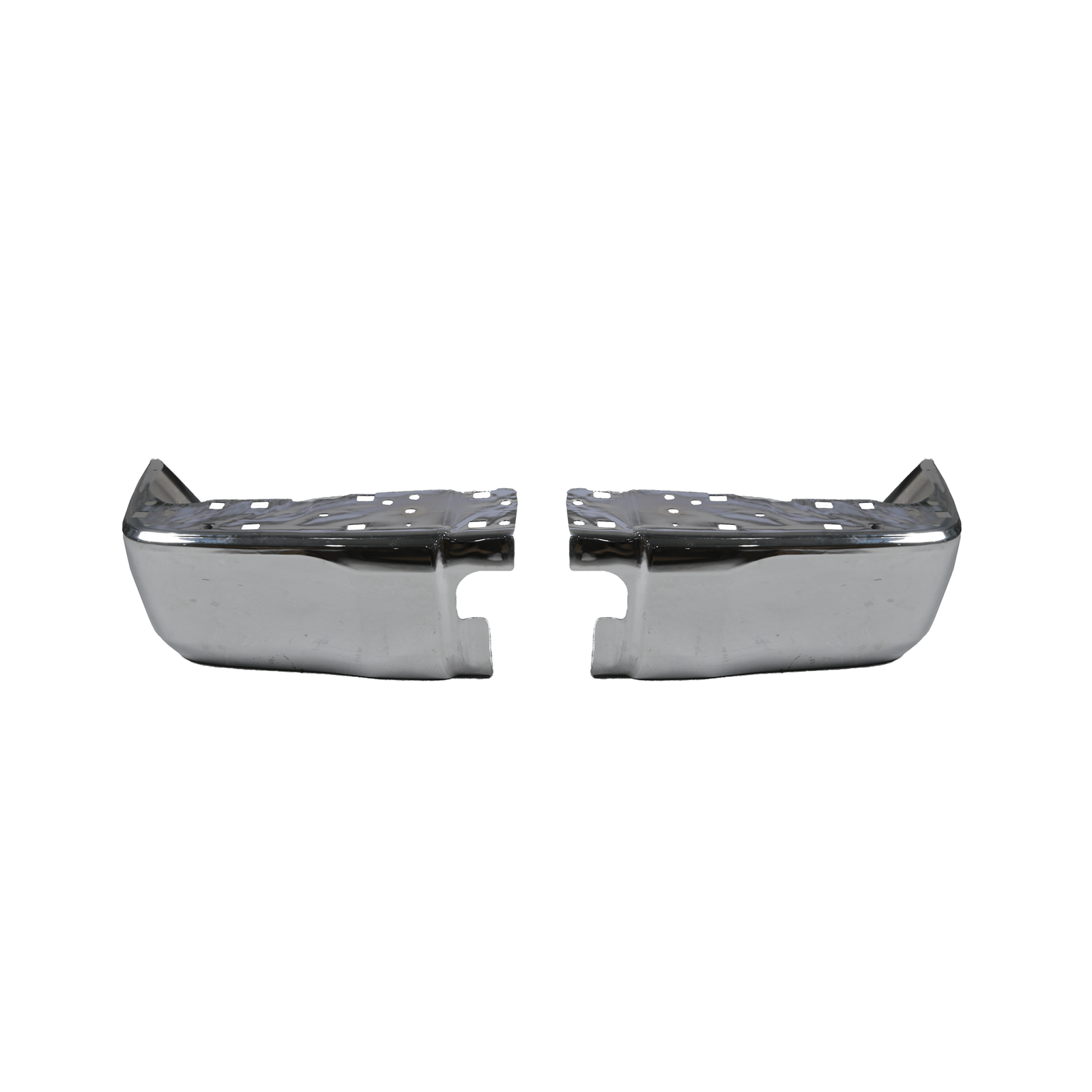 Rear Bumper End Caps Set Fit For Toyota Tundra 2014-2021 Left Right Chrome