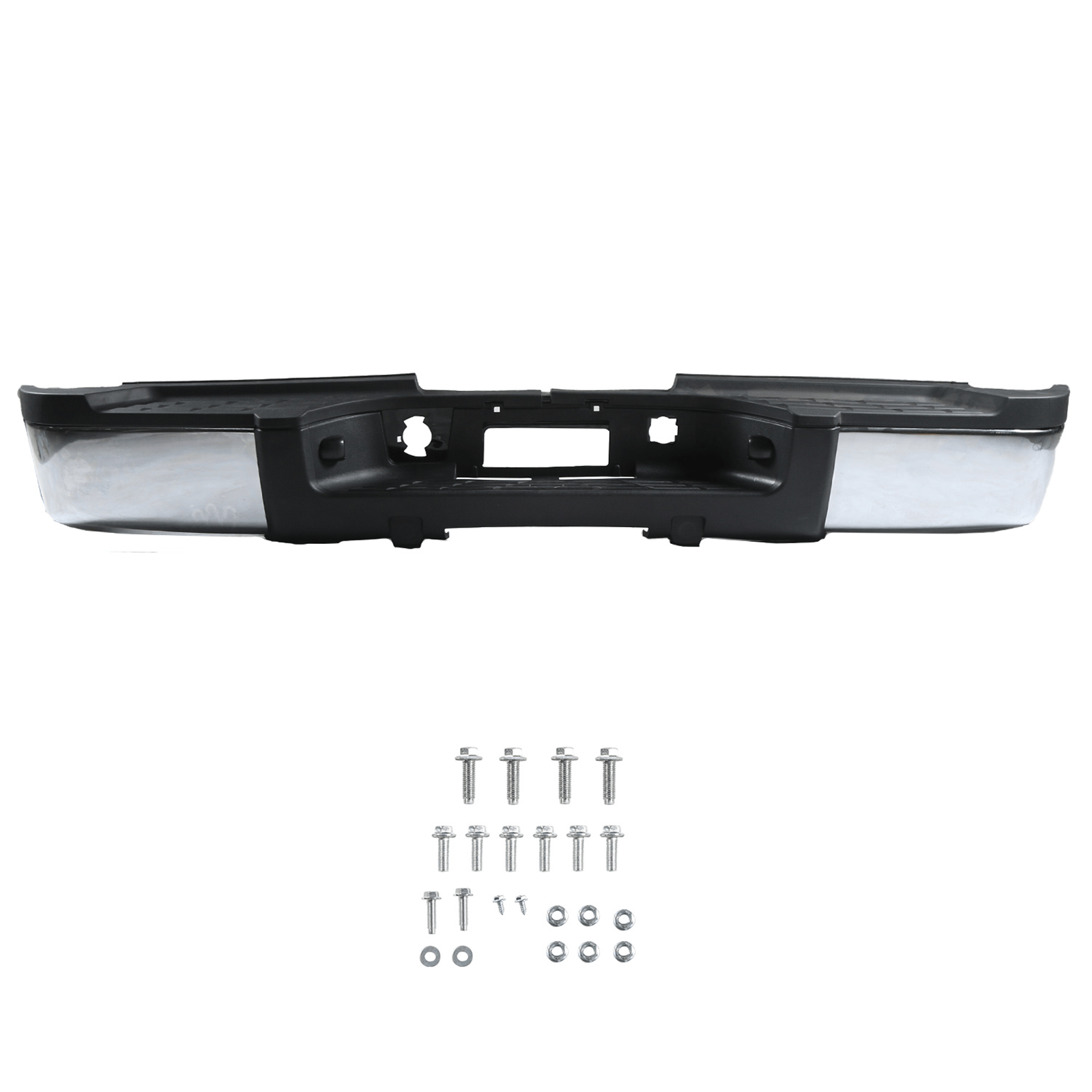Rear Bumper W/License Light w/o Sensor Hole fit for SilveradoSierra 2500HD 11-14