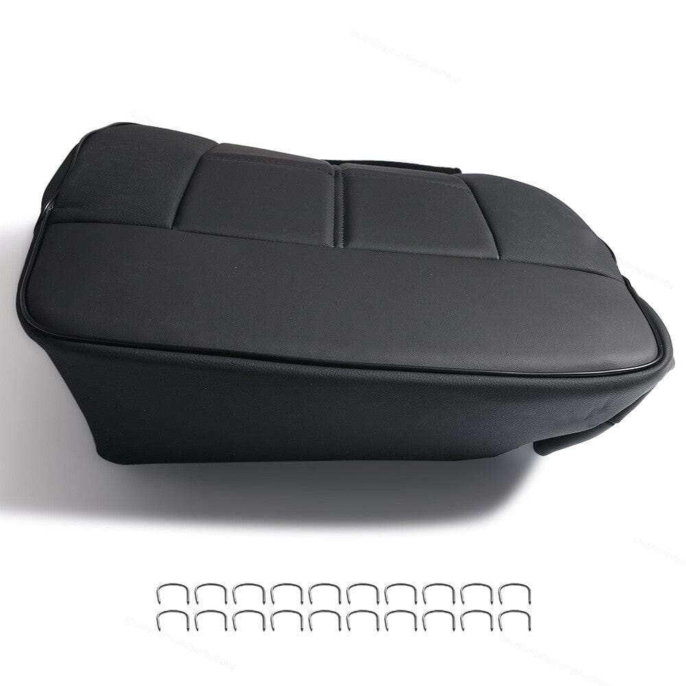 Replacement Vinyl Driver Bottom Seat Cover Fit For Lincoln Mark LT 2006-08 Black