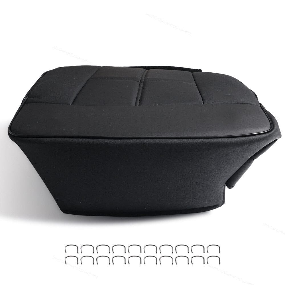 Replacement Vinyl Driver Bottom Seat Cover Fit For Lincoln Mark LT 2006-08 Black