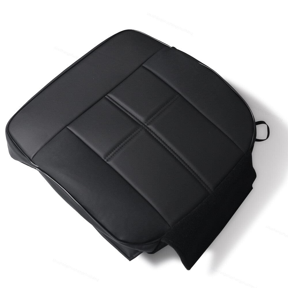 Replacement Vinyl Driver Bottom Seat Cover Fit For Lincoln Mark LT 2006-08 Black