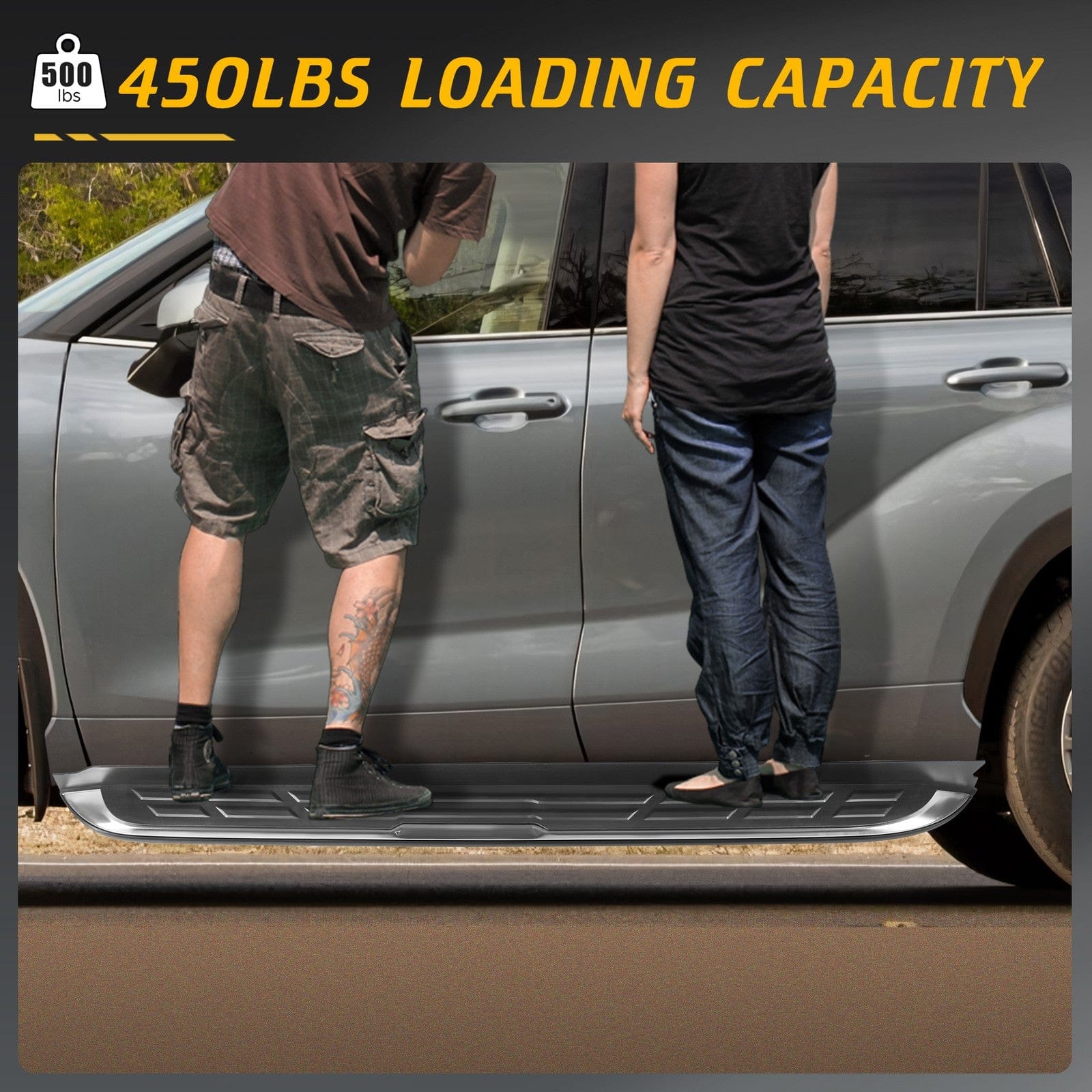 Running Board Side Step Nerf Bar Aluminum Fit For Toyota Highlander 2020-2025