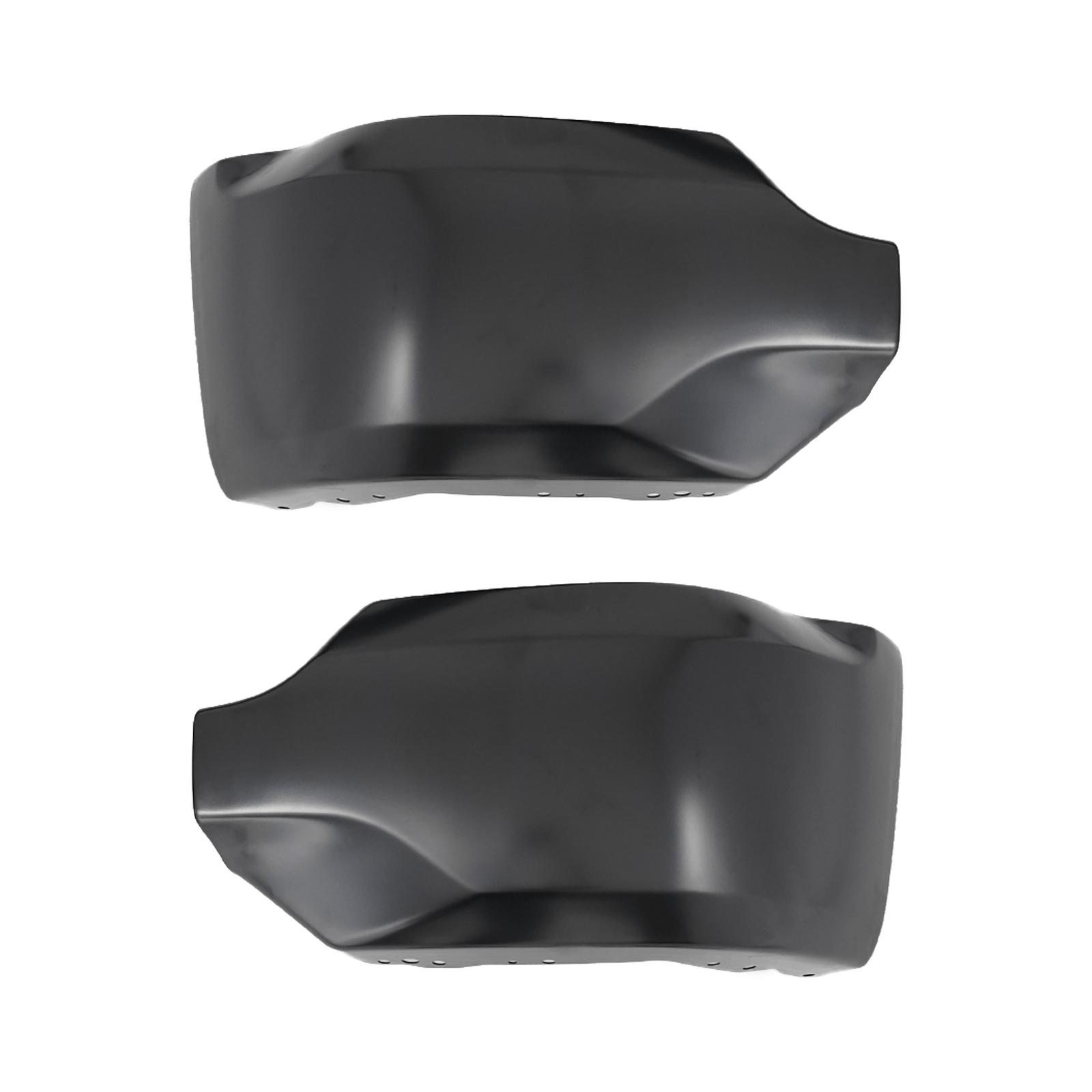 Steel Front Bumper Cover Face Bar Black Fit For Chevy Silverado 1500 2016-2019